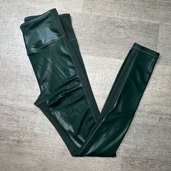 Peach Nina 2.0 Forest Compression Leggings Gloss Front, Matte Back Womens Medium - Picture 2 of 11